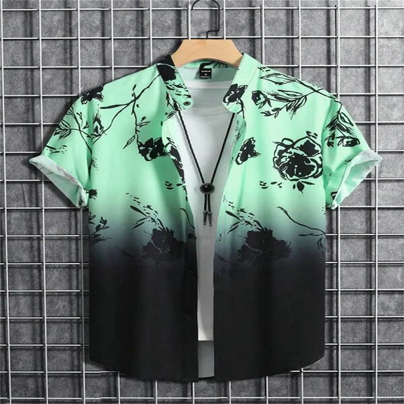 Men’s 3D Printed Hawaiian Beach Shirt – Vibrant Summer Short Sleeve Style | Save 20% Today!