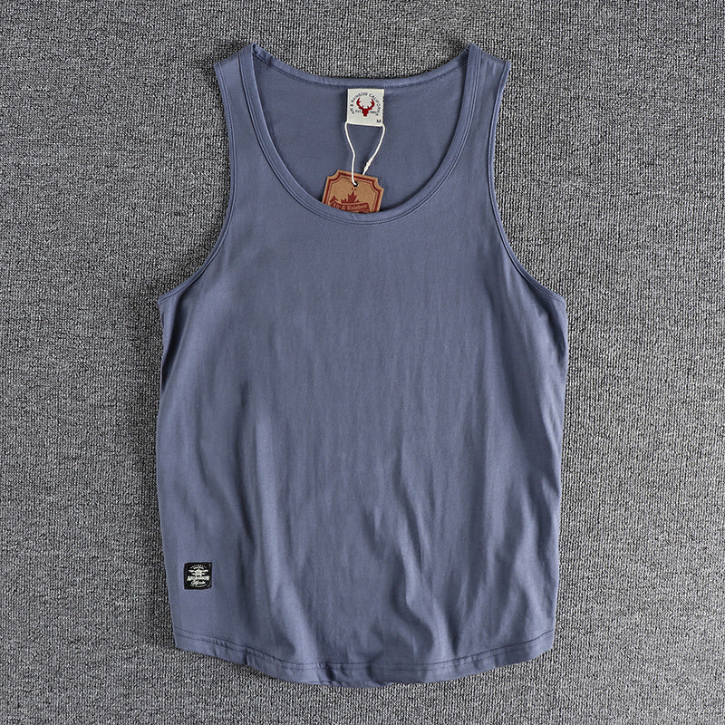 Men’s Summer Slim-Fit Cotton Tank Top | Save 20% Today!