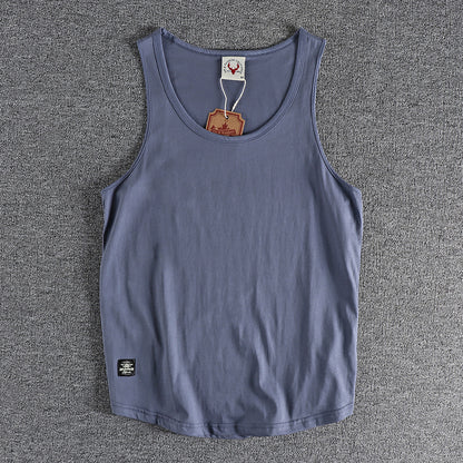 Men’s Summer Slim-Fit Cotton Tank Top | Save 20% Today!