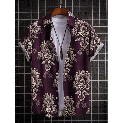 Men’s 3D Printed Hawaiian Beach Shirt – Vibrant Summer Short Sleeve Style | Save 20% Today!