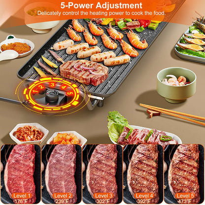 Electric Non-Stick BBQ Grill – Indoor & Outdoor Tabletop - Save 30%