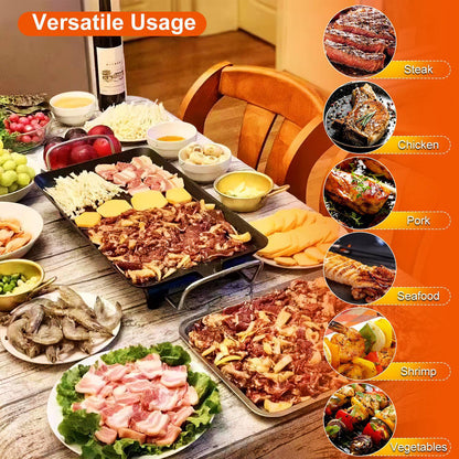 Electric Non-Stick BBQ Grill – Indoor & Outdoor Tabletop - Save 30%