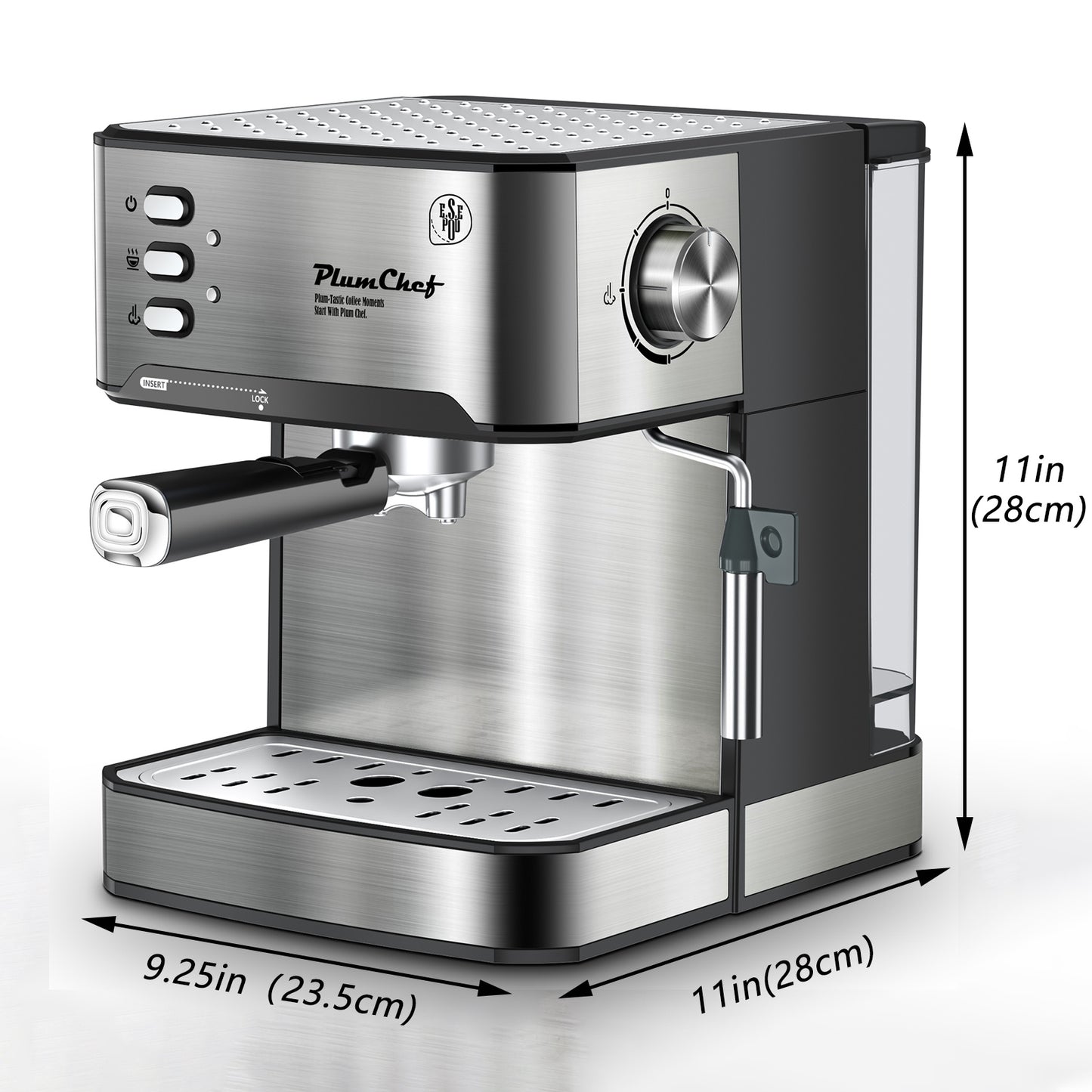 Professional Espresso Maker with Milk Frother - SAVE $291