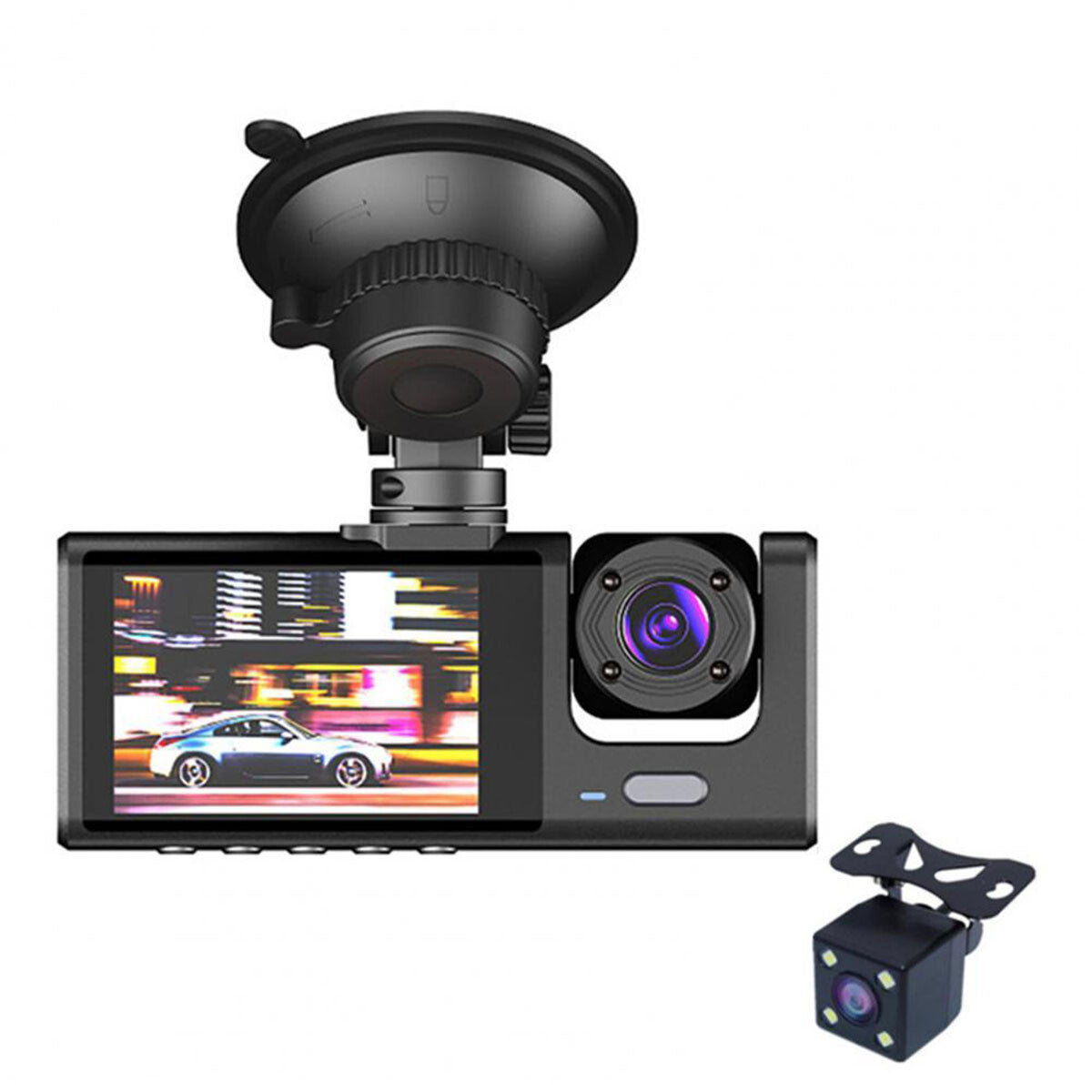 Win a 1080P Dual-Lens Car Dash Cam! Front and rear camera video recorder with G-sensor – exclusive giveaway prize only!
