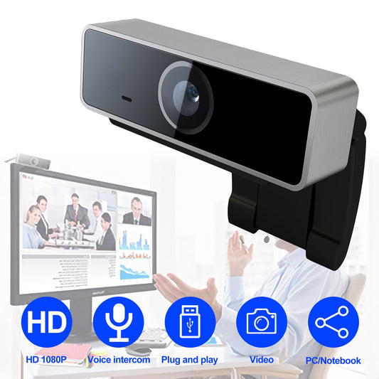 1080P HD Autofocus Webcam with Microphone – USB Plug-and-Play for PC & Laptop - SAVE $52