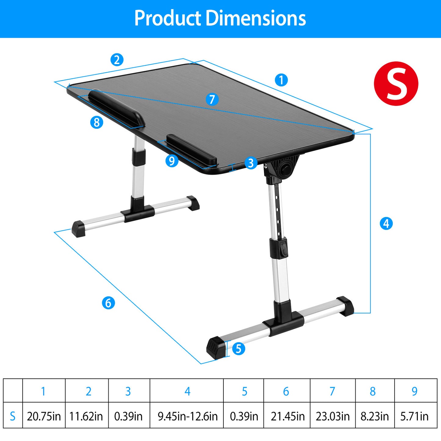 Premium Adjustable Laptop Stand – Large & Compact Sizes