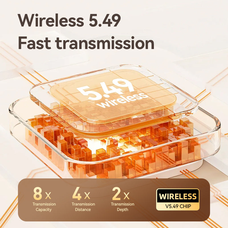 Lightweight Bluetooth Earphones with Charging Case, Noise Cancelling - SAVE $9