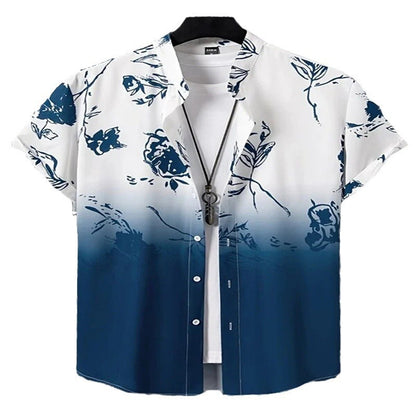 Men’s 3D Printed Hawaiian Beach Shirt – Vibrant Summer Short Sleeve Style | Save 20% Today!