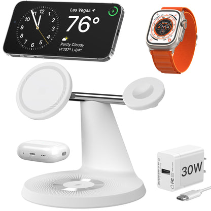 Luxury 3-in-1 MagSafe Charging Stand – Fast, Secure & Stylish - SAVE $83