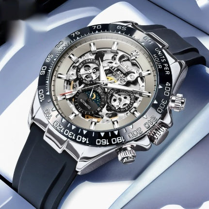 Automatic Mechanical Men’s Watch – Luxury Multi-Function Design | Save 10% Today!”