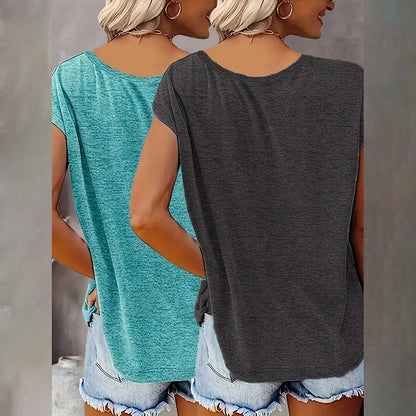 2-Pack Women’s V-Neck Tank Tops | Save 20% Today!