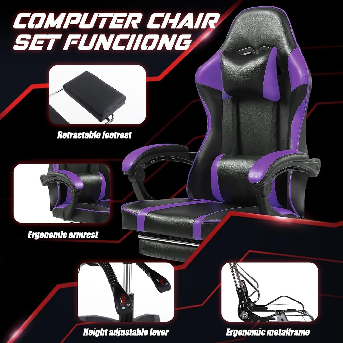 Ergonomic Gaming Chair – Comfort & Support on a Budget