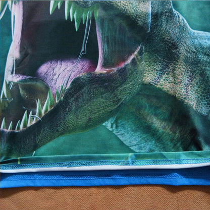 Boys’ Cartoon Print Round Neck T-Shirt – Save 30% Today!