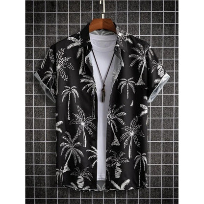 Men’s 3D Printed Hawaiian Beach Shirt – Vibrant Summer Short Sleeve Style | Save 20% Today!