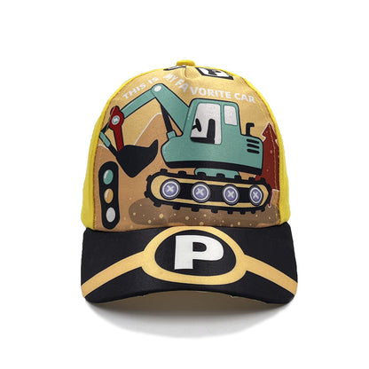 Children’s Excavator Baseball Cap – Cool Cartoon Style | Save 20% Today!