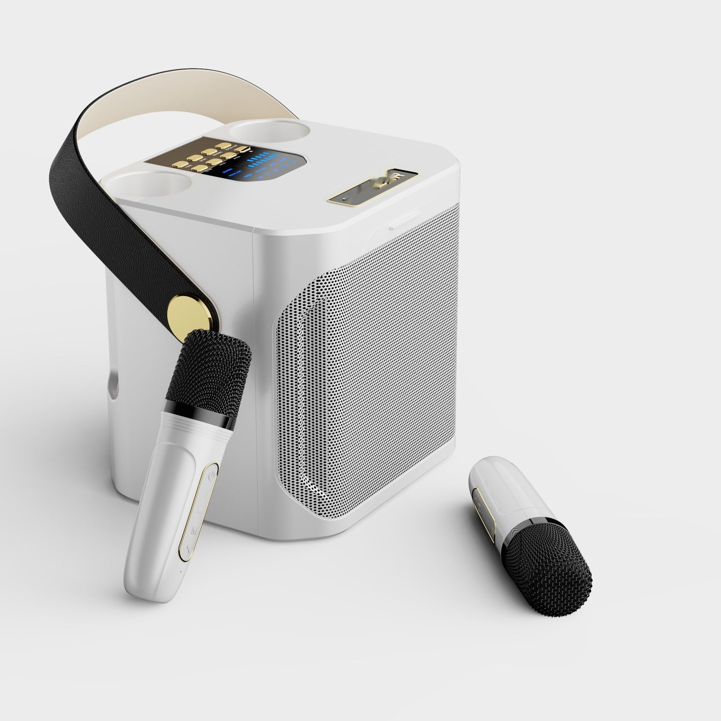 All-in-One Bluetooth Karaoke Speaker with 2 Mics