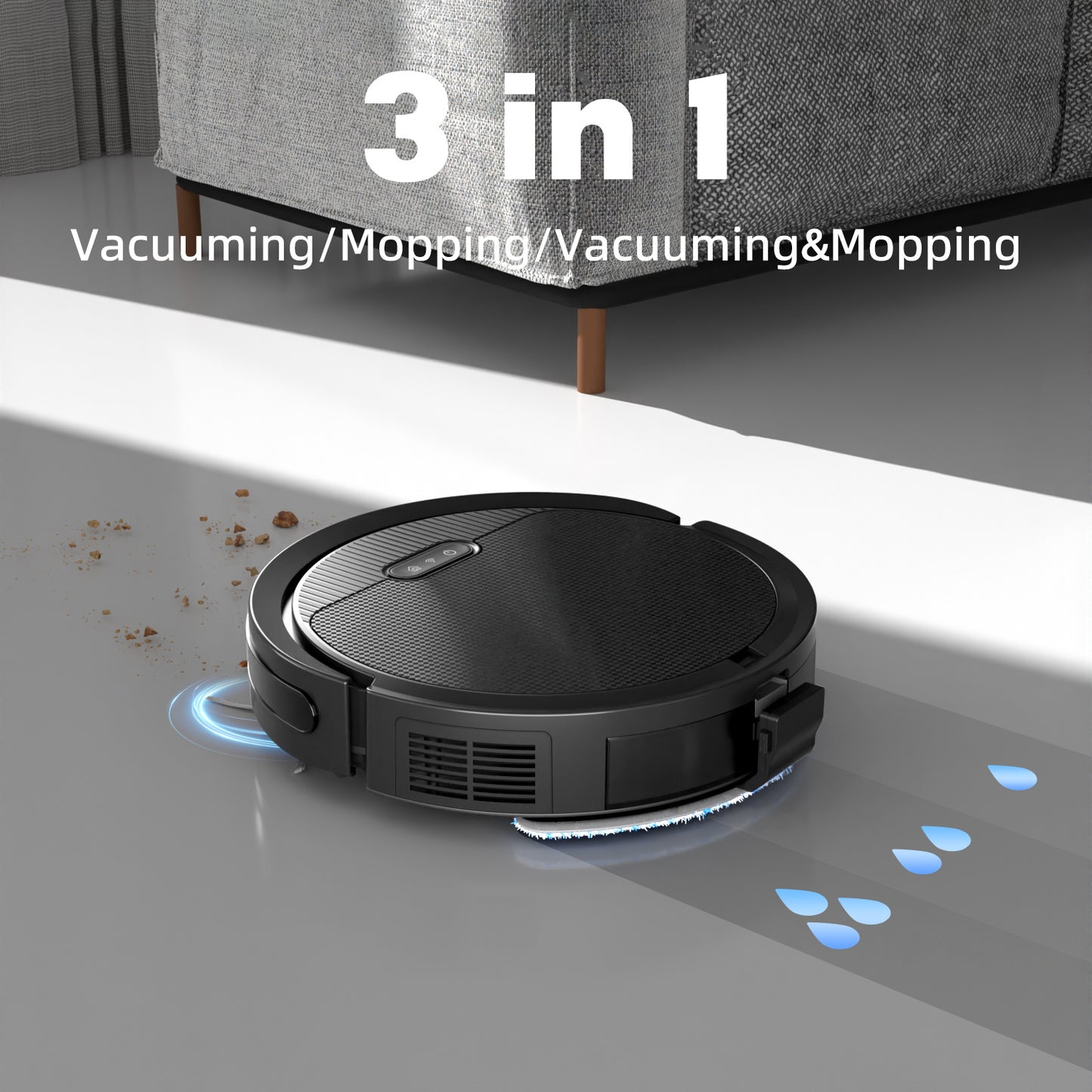 3-in-1 Robot Vacuum & Mop - SAVES $92