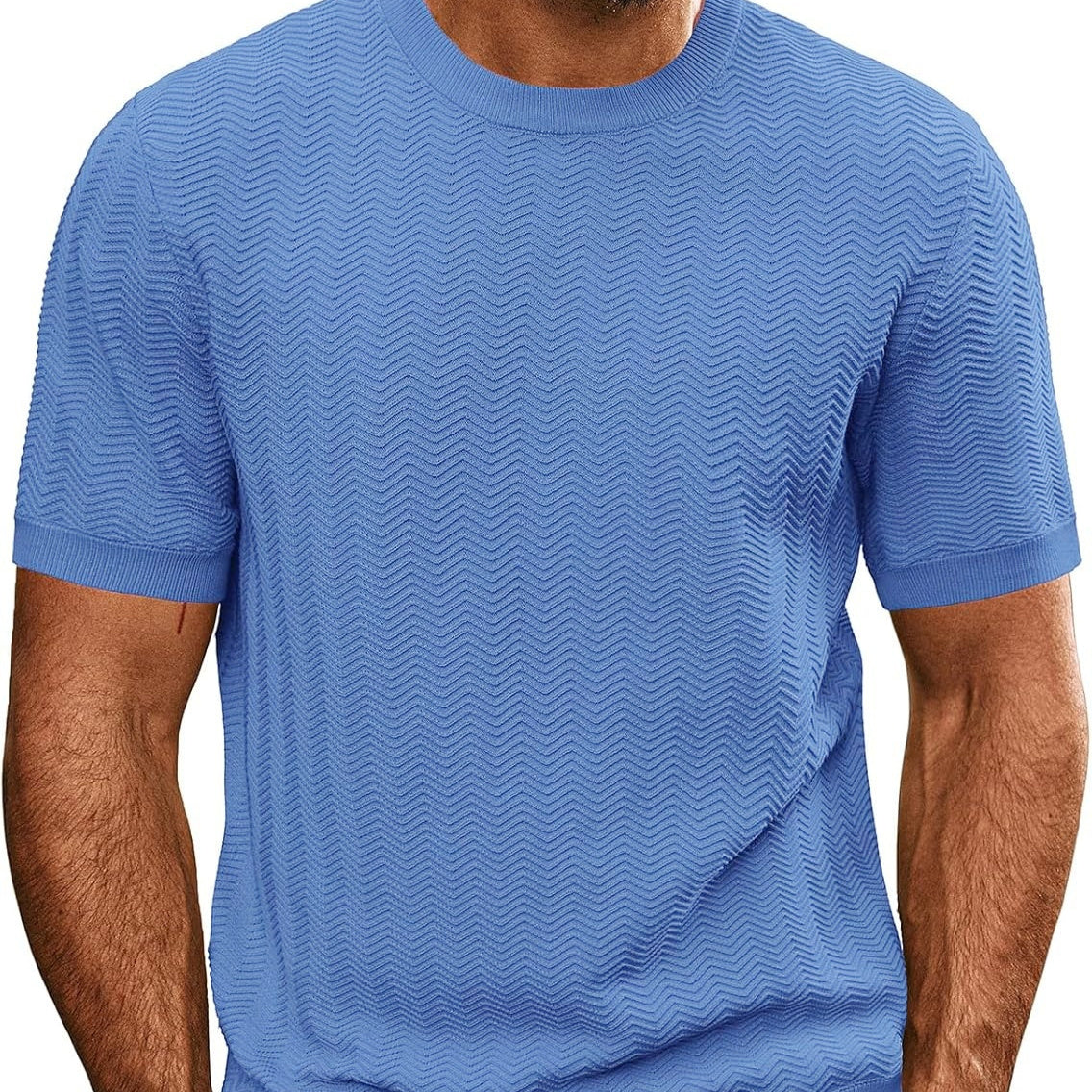 Men’s Summer Breathable Hollow Knit T-Shirt | Save 20% Today!