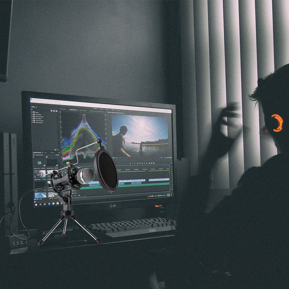Desktop Microphone for PC, Laptop & Mobile Devices