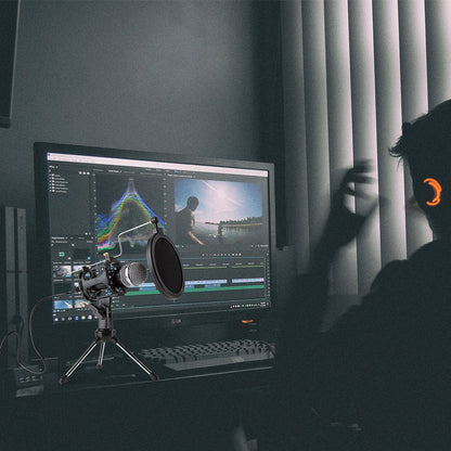 Desktop Microphone for PC, Laptop & Mobile Devices