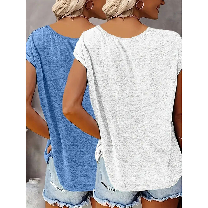 2-Pack Women’s V-Neck Tank Tops | Save 20% Today!