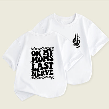 Kids Letter Print Casual Tee – Soft, comfy round-neck design perfect for everyday wear. Save 30% today!