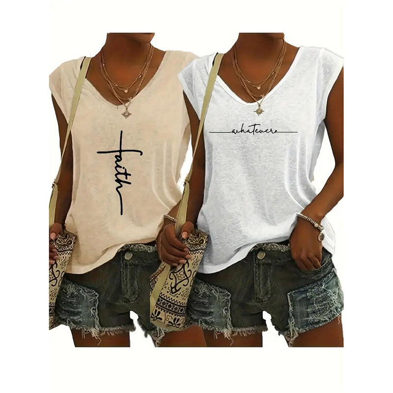 2-Pack Women’s V-Neck Tank Tops | Save 20% Today!
