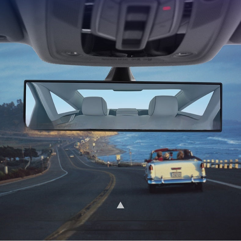 Large HD Car Rearview Mirror – Blue Anti-Glare Glass - SAVE 20