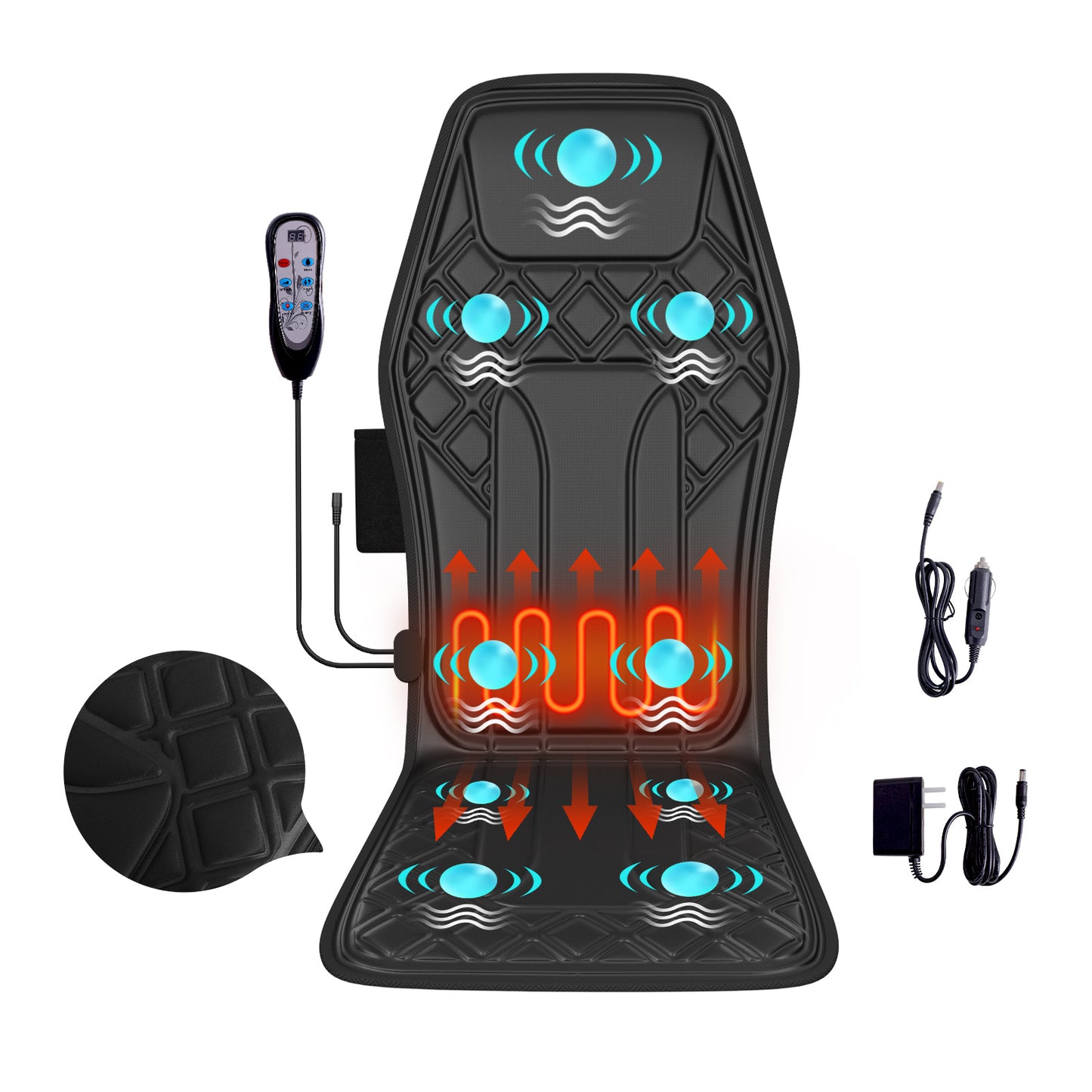 "Win the 2025 New Model Massage Cushion – Neck & Back Kneading with Heat, 9 Intensity Levels, 9 Modes, and Timer Settings! Exclusive Giveaway Only!"