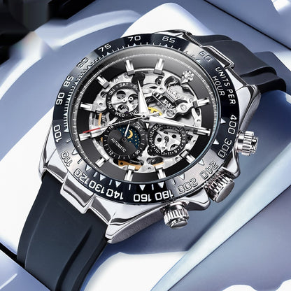 Automatic Mechanical Men’s Watch – Luxury Multi-Function Design | Save 10% Today!”