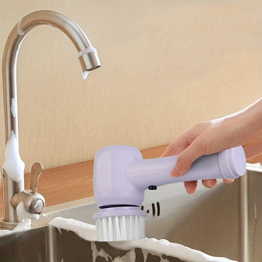 5-in-1 Electric Deep-Clean Brush Set – Multi-Surface Cleaner