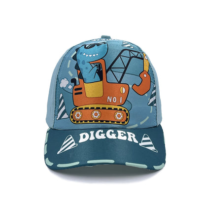 Children’s Excavator Baseball Cap – Cool Cartoon Style | Save 20% Today!