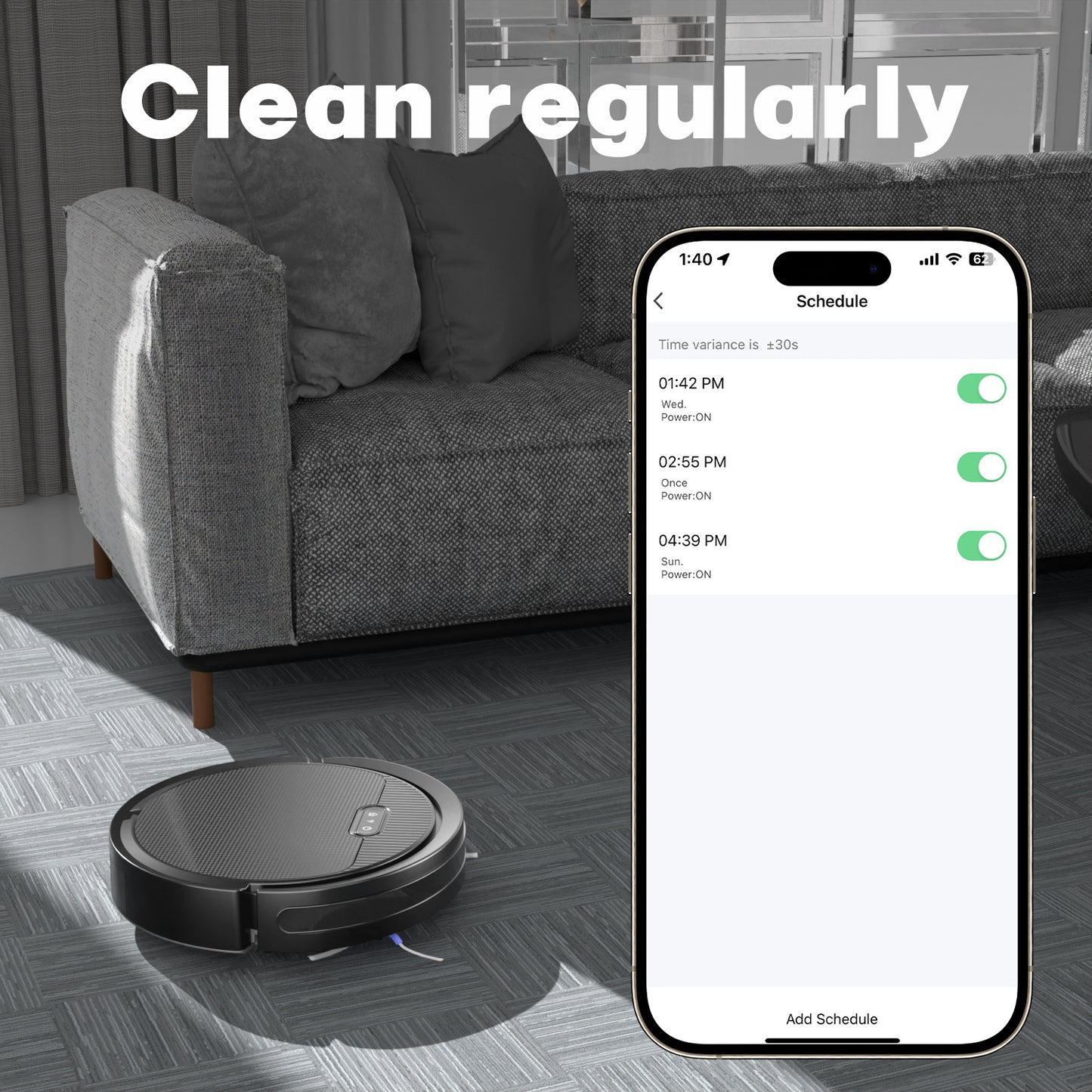 3-in-1 Robot Vacuum & Mop - SAVES $92
