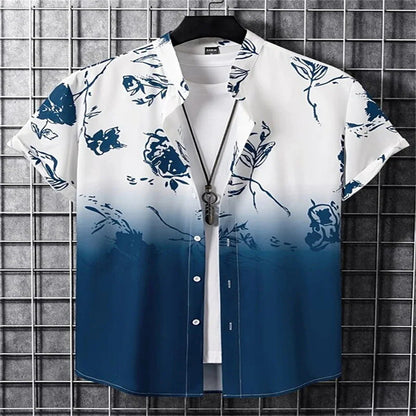 Men’s 3D Printed Hawaiian Beach Shirt – Vibrant Summer Short Sleeve Style | Save 20% Today!