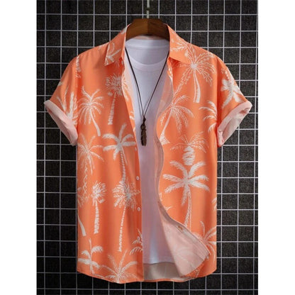 Men’s 3D Printed Hawaiian Beach Shirt – Vibrant Summer Short Sleeve Style | Save 20% Today!