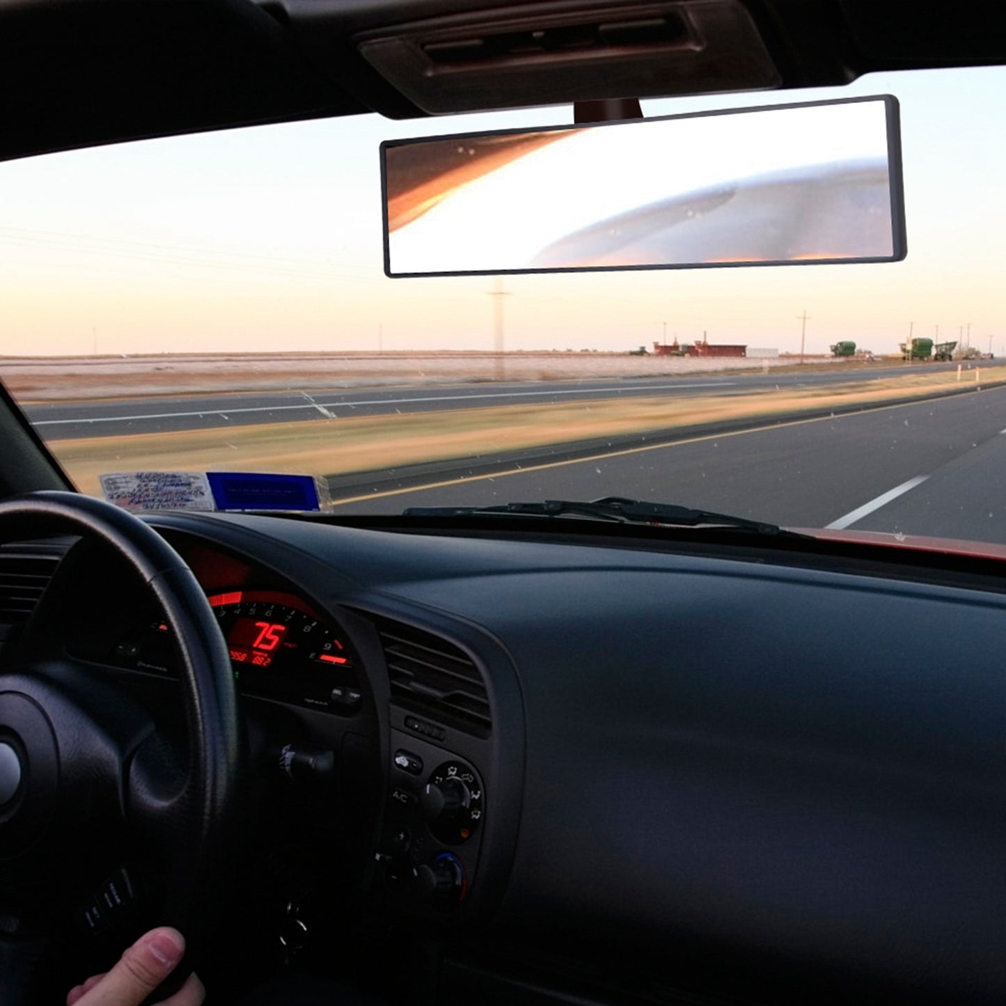 11.4” Clip-On Interior Rearview Mirror – Curved Design - SAVE $80