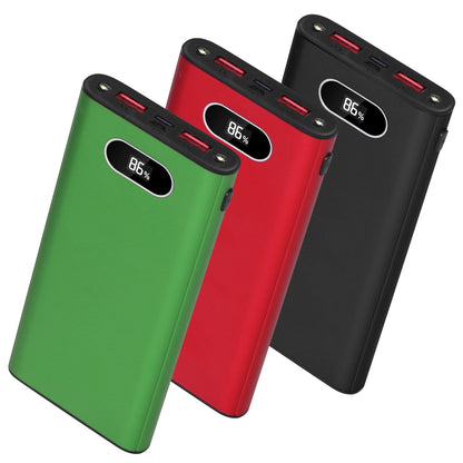 “20000mAh Power Bank with LED Display & Flashlight – 22.5W Fast Charge, Multi-Color”