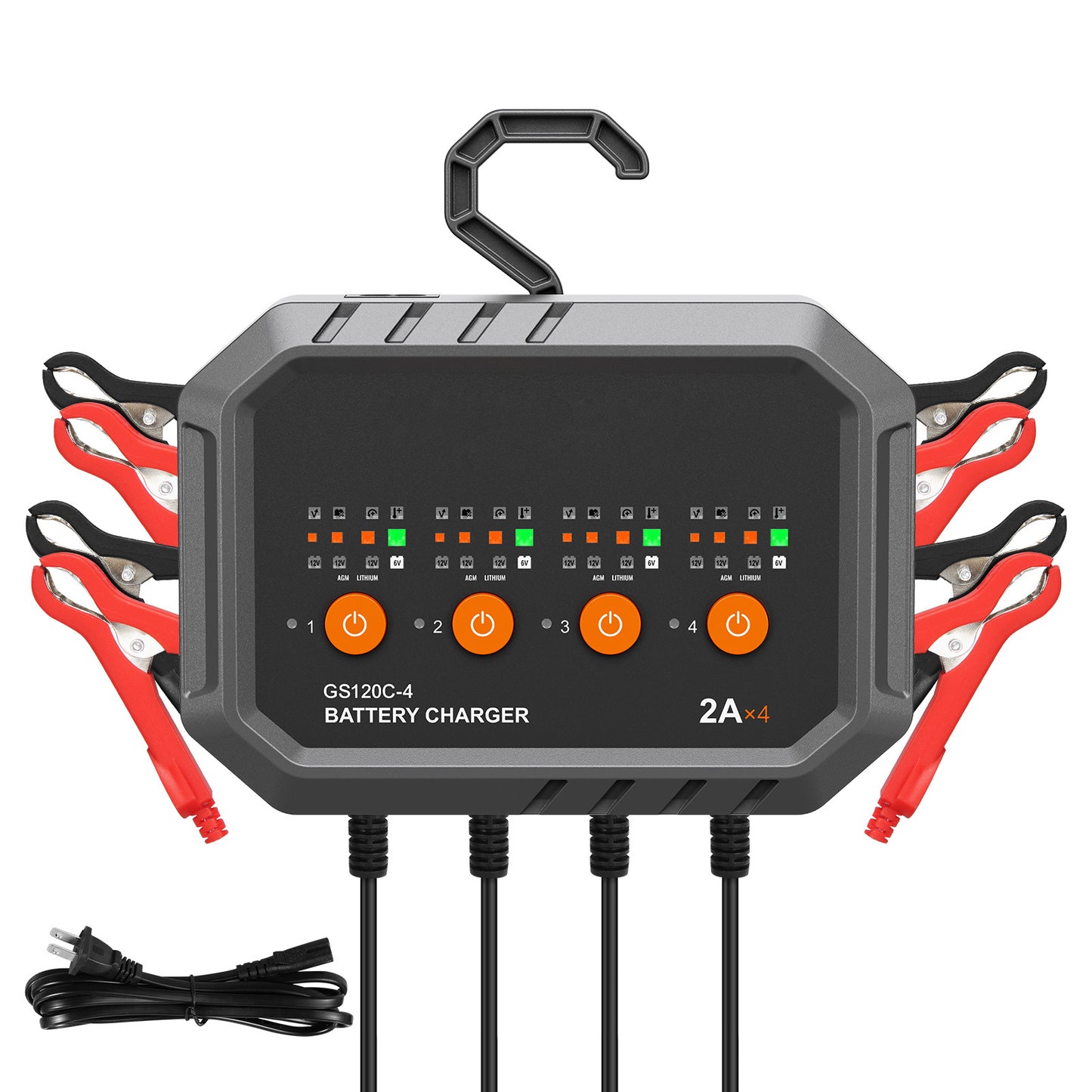 VEVOR 8A Smart Car Battery Charger – LiFePO4 & Lead-Acid - SAVE $273
